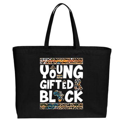 Young Gifted And Black Cotton Canvas Jumbo Tote