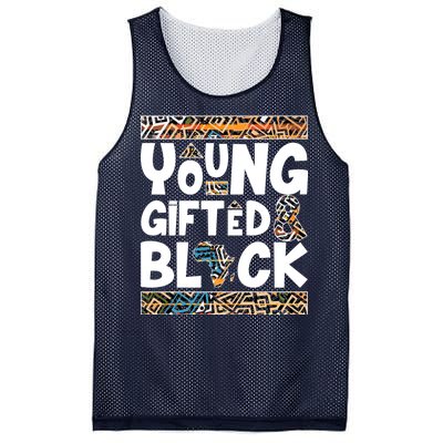 Young Gifted And Black Mesh Reversible Basketball Jersey Tank