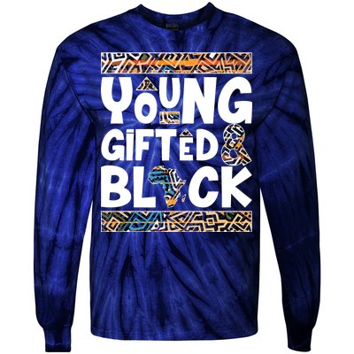 Young Gifted And Black Tie-Dye Long Sleeve Shirt