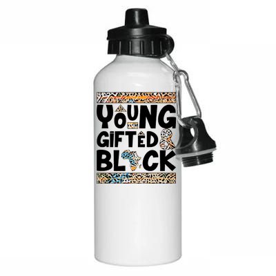 Young Gifted And Black Aluminum Water Bottle