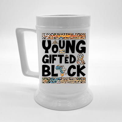 Young Gifted And Black Beer Stein