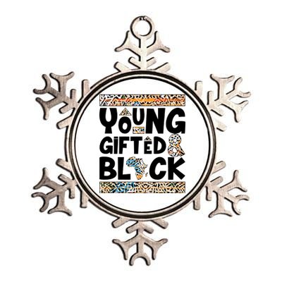 Young Gifted And Black Metallic Star Ornament