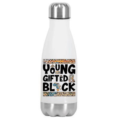 Young Gifted And Black Stainless Steel Insulated Water Bottle