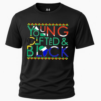 Young Gifted And Black Africa Map Performance Shirt