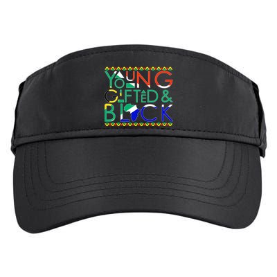 Young Gifted And Black Africa Map Adult Drive Performance Visor