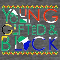 Young Gifted And Black Africa Map 7 Panel Mesh Trucker Snapback Hat