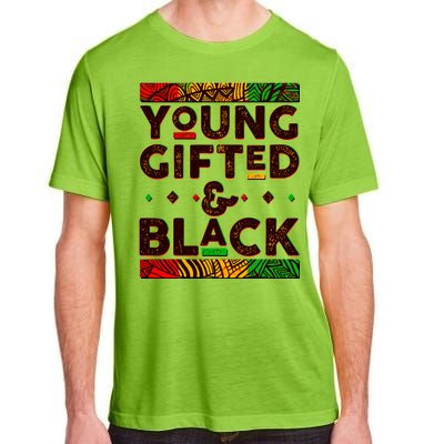 Young Gifted And Black African Colors Adult ChromaSoft Performance T-Shirt