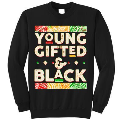 Young Gifted And Black African Colors Sweatshirt