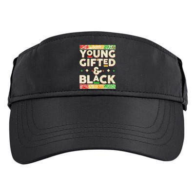 Young Gifted And Black African Colors Adult Drive Performance Visor