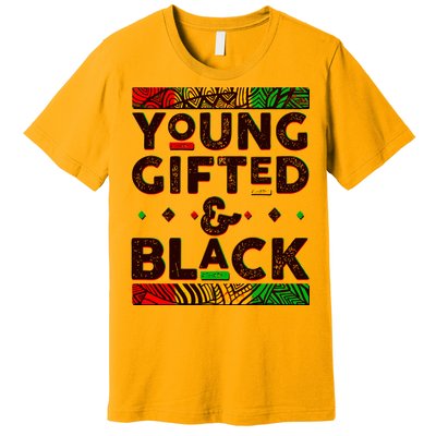 Young Gifted And Black African Colors Premium T-Shirt