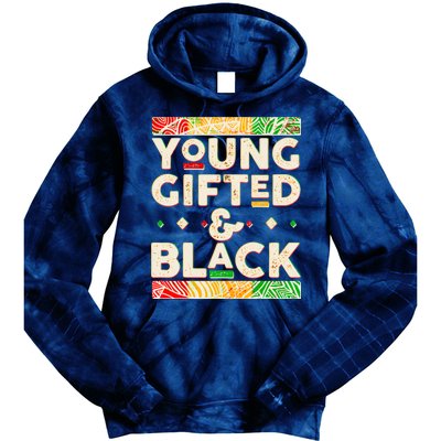 Young Gifted And Black African Colors Tie Dye Hoodie