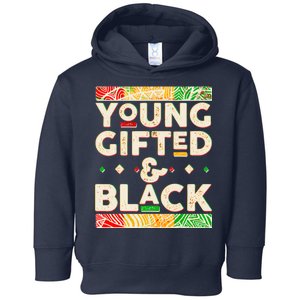 Young Gifted And Black African Colors Toddler Hoodie