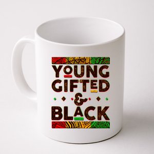 Young Gifted And Black African Colors Coffee Mug