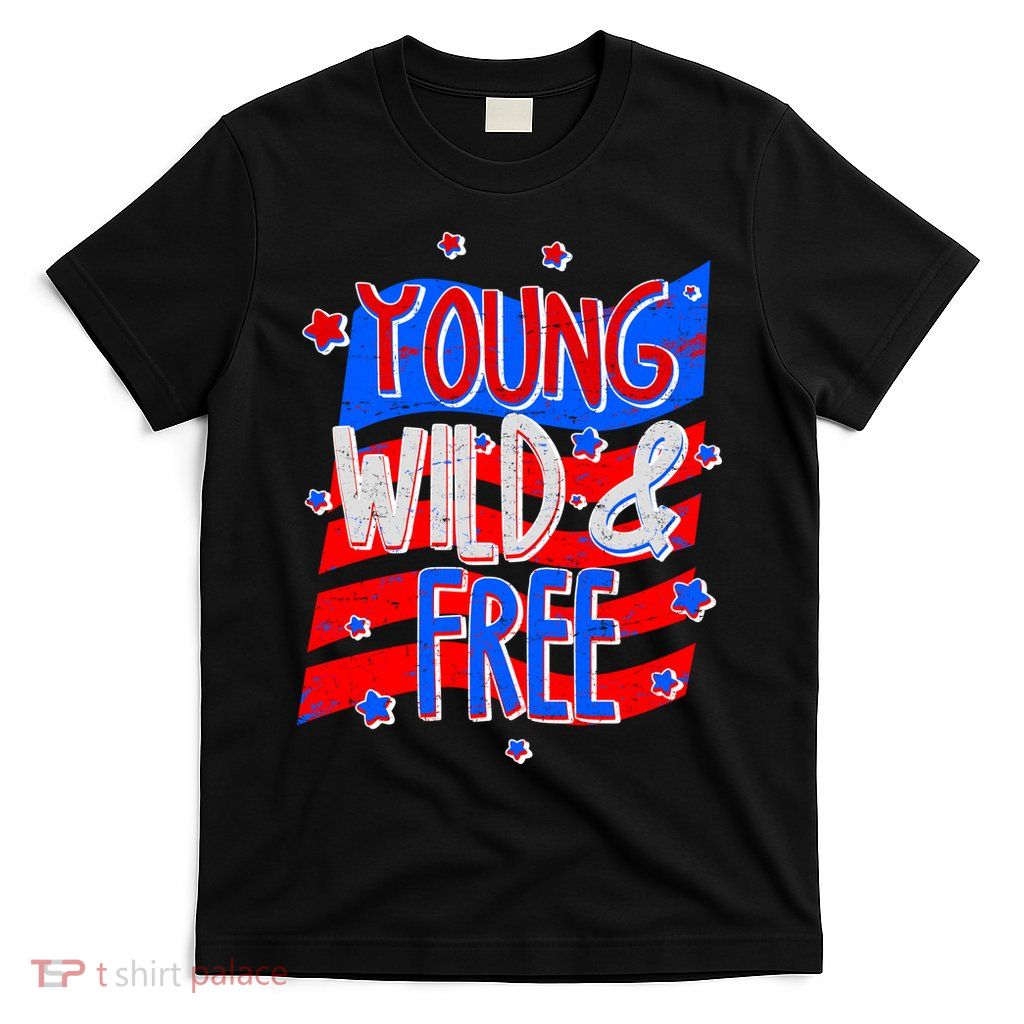 Young Wild & Free Red White & Blue T-Shirt