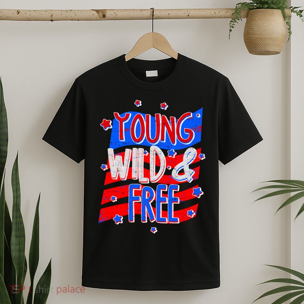 Young Wild & Free Red White & Blue T-Shirt