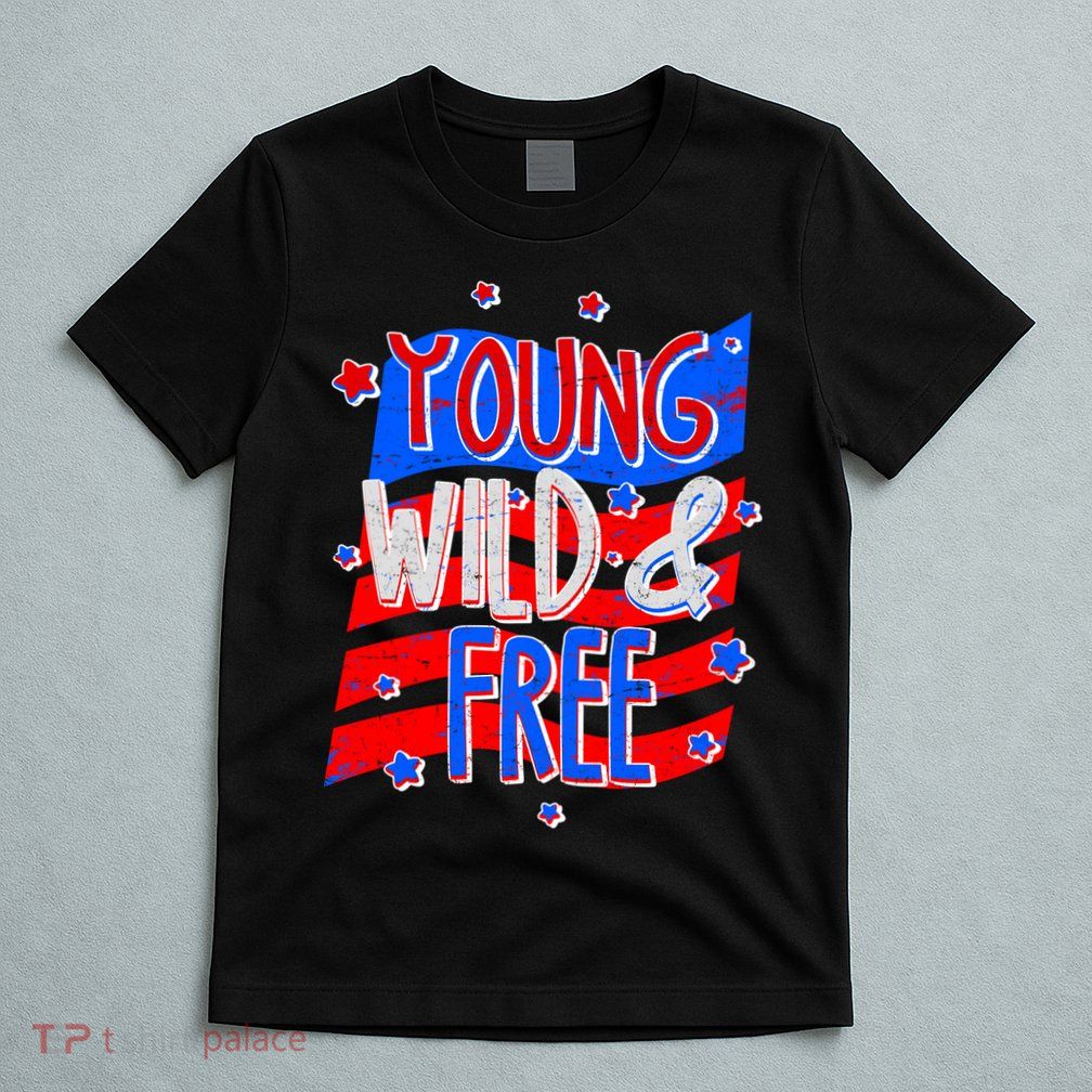 Young Wild & Free Red White & Blue T-Shirt