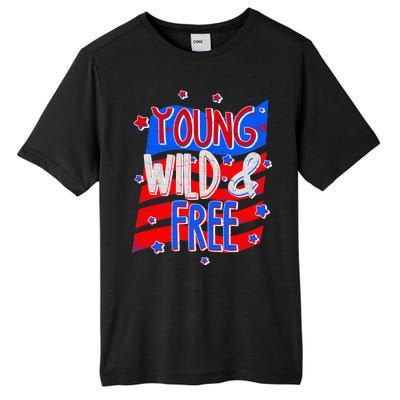 Young Wild & Free Red White & Blue Tall Fusion ChromaSoft Performance T-Shirt