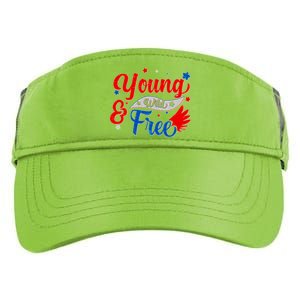 Young Wild And Free USA Adult Drive Performance Visor