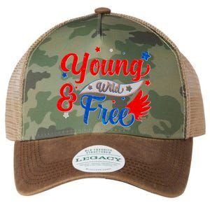 Young Wild And Free USA Legacy Tie Dye Trucker Hat