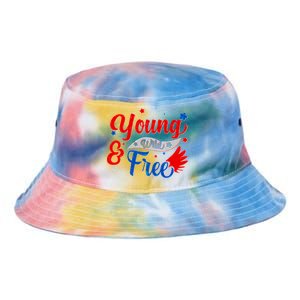 Young Wild And Free USA Tie Dye Newport Bucket Hat