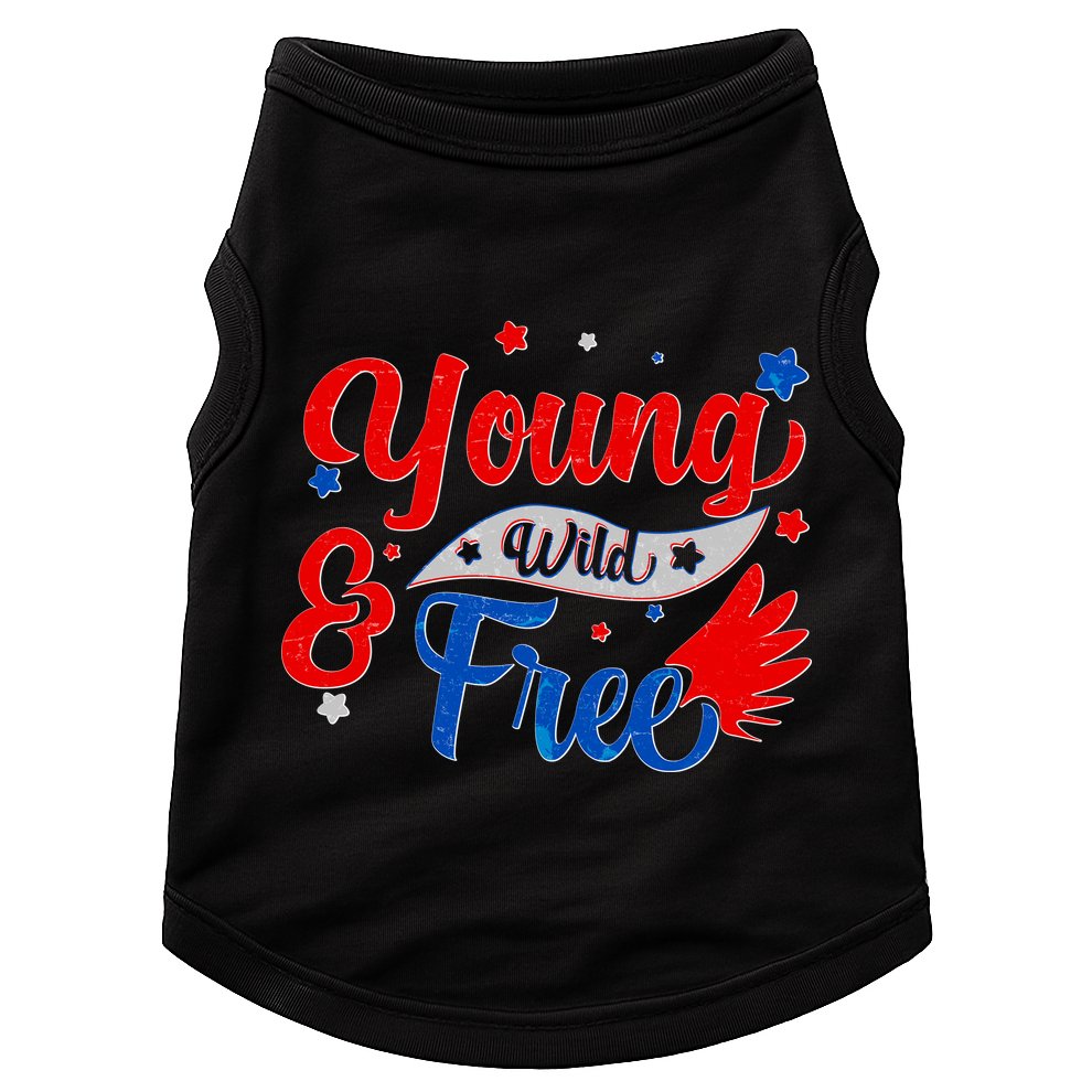 Young Wild And Free USA Doggie Tank