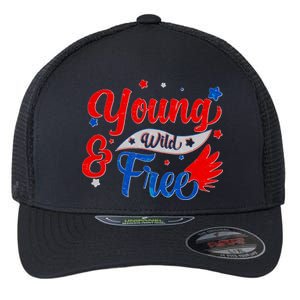 Young Wild And Free USA Flexfit Unipanel Trucker Cap