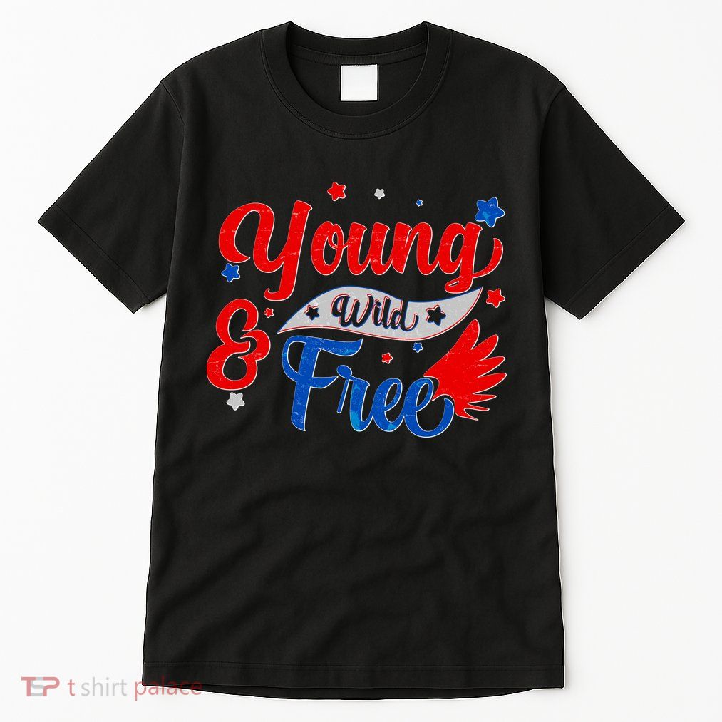 Young Wild And Free USA Tall T-Shirt