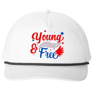 Young Wild And Free USA Snapback Five-Panel Rope Hat