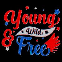 Young Wild And Free USA Womens Tank Top