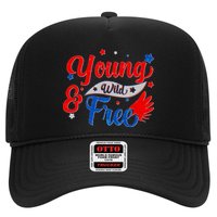 Young Wild And Free USA Trucker Hat