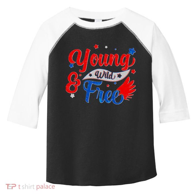 Young Wild And Free USA Toddler Fine Jersey T-Shirt