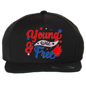 Young Wild And Free USA Wool Snapback Cap