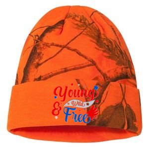 Young Wild And Free USA Kati Licensed 12" Camo Beanie