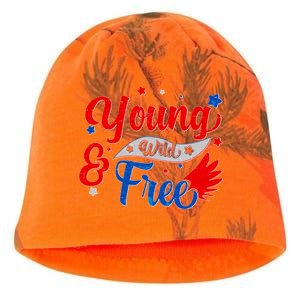 Young Wild And Free USA Kati - Camo Knit Beanie