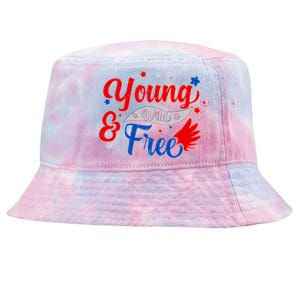 Young Wild And Free USA Tie-Dyed Bucket Hat