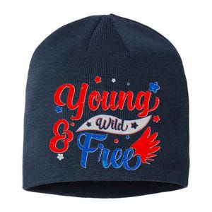 Young Wild And Free USA Sustainable Beanie