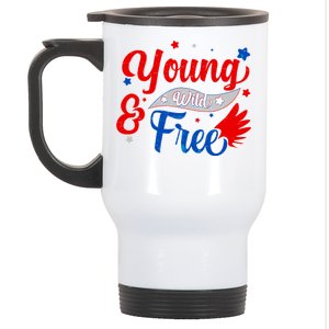 Young Wild And Free USA Stainless Steel Travel Mug