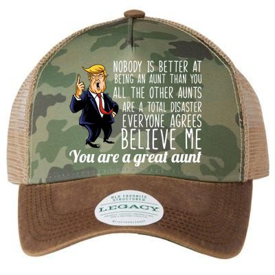 Your A Great Aunt Donald Trump Legacy Tie Dye Trucker Hat