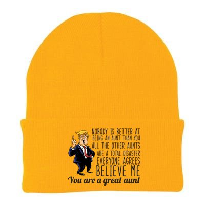 Your A Great Aunt Donald Trump Knit Cap Winter Beanie