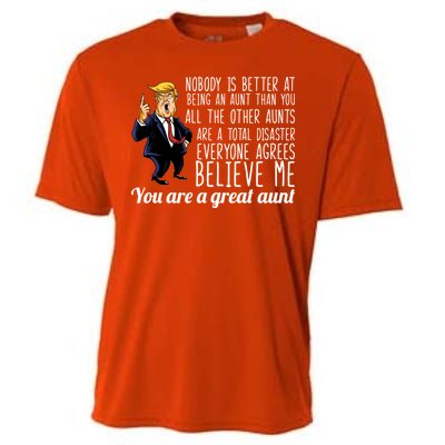 Your A Great Aunt Donald Trump Cooling Performance Crew T-Shirt