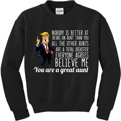 Your A Great Aunt Donald Trump Kids Sweatshirt