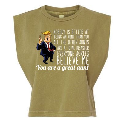 Your A Great Aunt Donald Trump Garment-Dyed Women's Muscle Tee