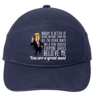 Your A Great Aunt Donald Trump 7-Panel Snapback Hat