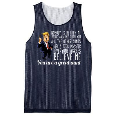 Your A Great Aunt Donald Trump Mesh Reversible Basketball Jersey Tank