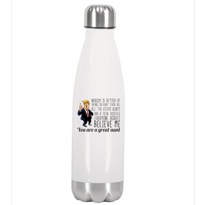 Your A Great Aunt Donald Trump Stainless Steel Insulated Water Bottle