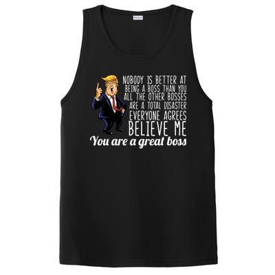 Your A Great Boss Donald Trump PosiCharge Competitor Tank