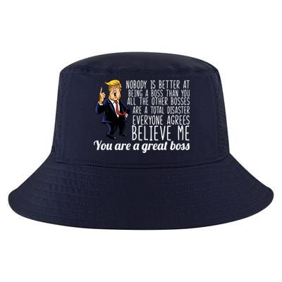 Your A Great Boss Donald Trump Cool Comfort Performance Bucket Hat