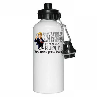 Your A Great Boss Donald Trump Aluminum Water Bottle