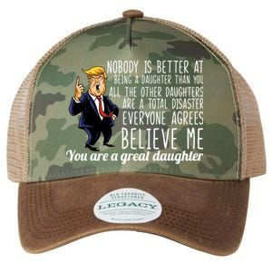 Your A Great Daughter Donald Trump Legacy Tie Dye Trucker Hat