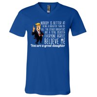 Your A Great Daughter Donald Trump V-Neck T-Shirt